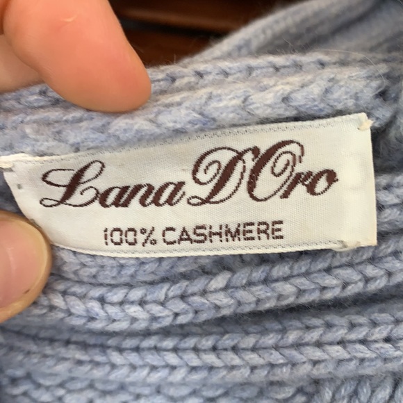 LAST CHANCE LANA D’ORO 100% Cashmere sweater M - Picture 5 of 6